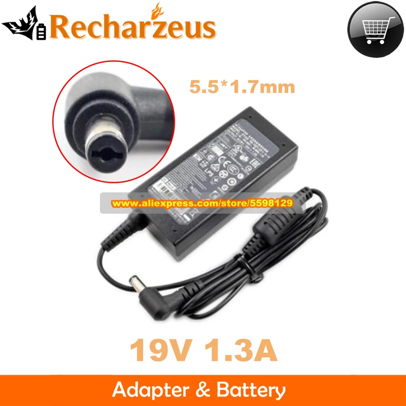 

Original PA-1021-33 AC Power Adapter 19V 1.3A 25W Laptop Charger for Liteon L21327061591 Power Supply 5.5*1.7mm Tip