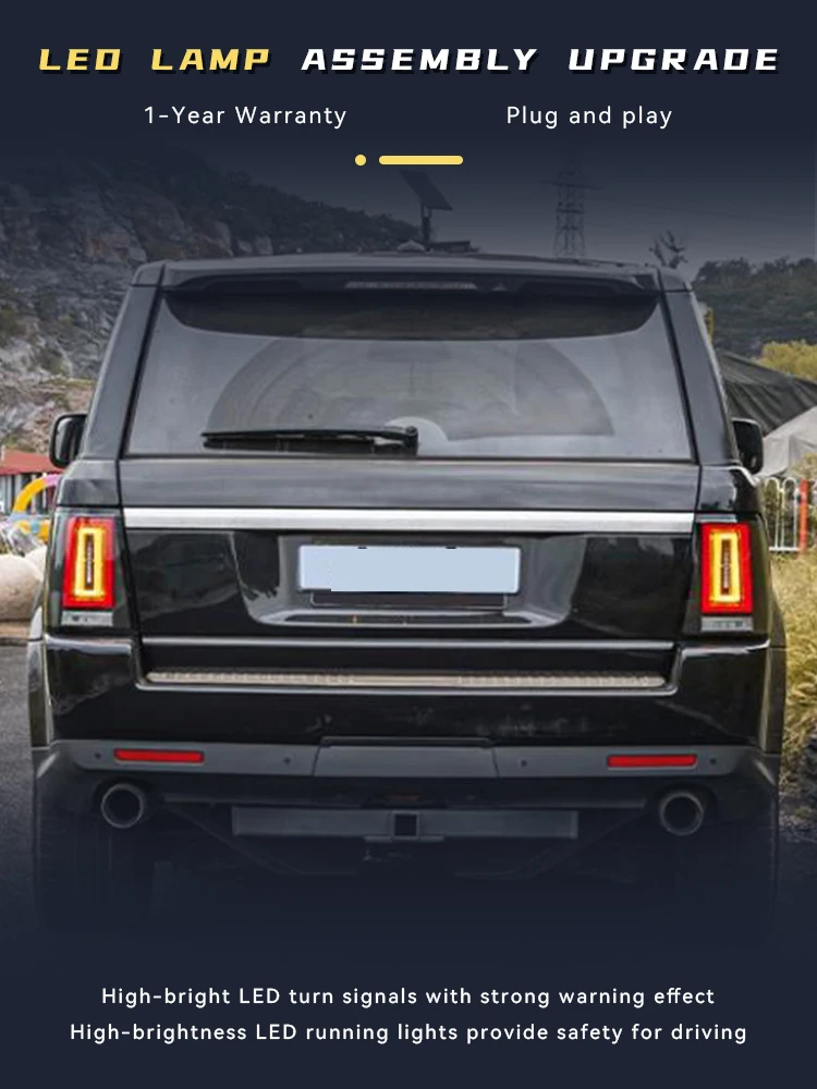 Car Light FOR Land Rover 2005-2013 Range Rover Sport Taillight DRL Rear Upgrade LED Bulbs High Configure Auto Tools Accessories