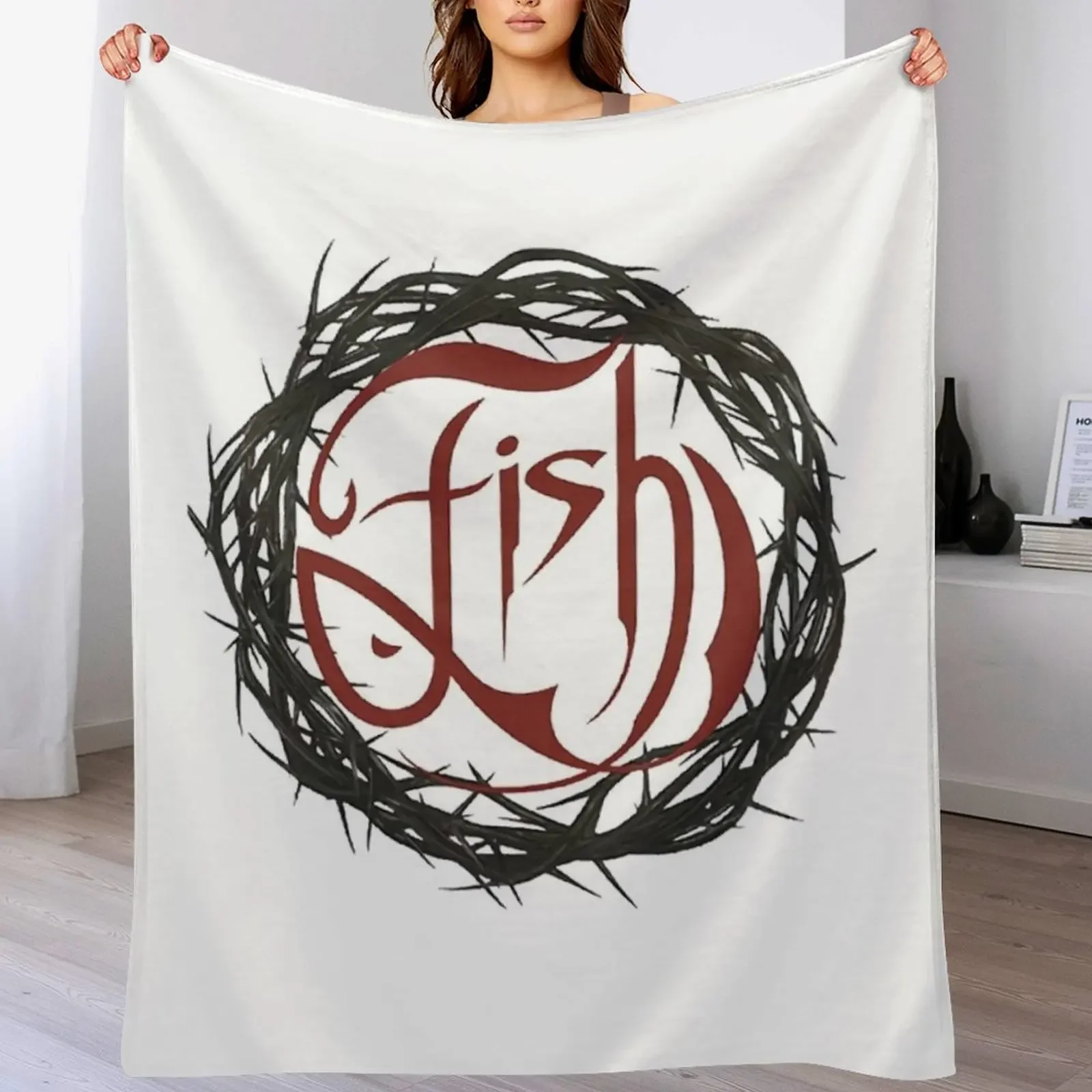 

marillion fish Throw Blanket anime Luxury Throw Large for sofa Blankets