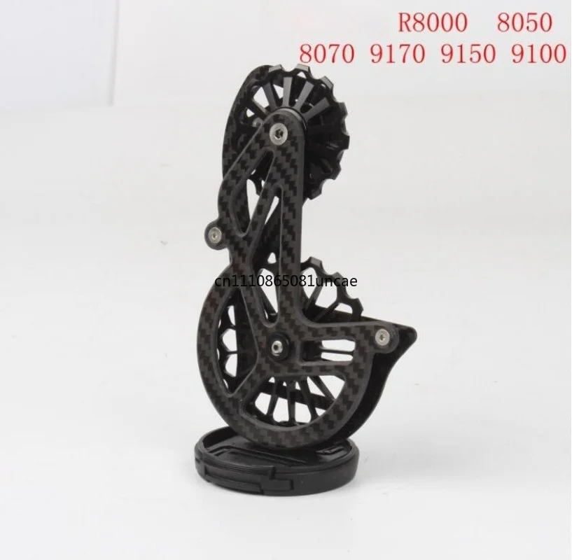 Oversized Ceramic Bearing Derailleur Cage Large Jockey Pulley Fit Road Bike R7000 R8000 9100 Cycling Upgrade Replacement Parts