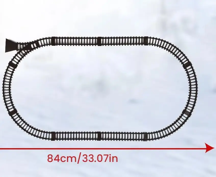 

Christmas Gifts Electric Classical Train Track Toy with Lights Music Children's Railway Locomotive Trucks Model Cars for Boys