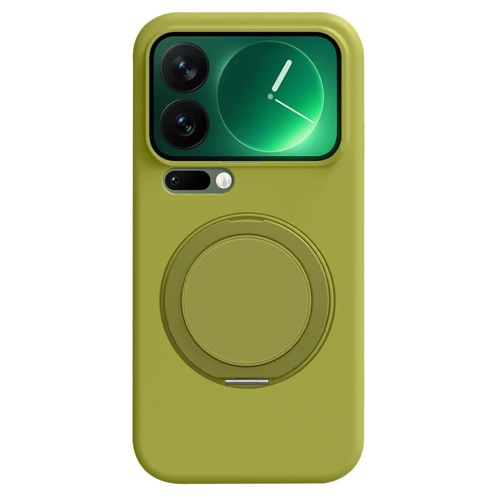 Magnetic Case for Xiaomi 17 Pro Max/17 Pro/17, Heavy Duty Shockproof Liquid Silicone, Ring Holder, Slim Candy Color Shell
