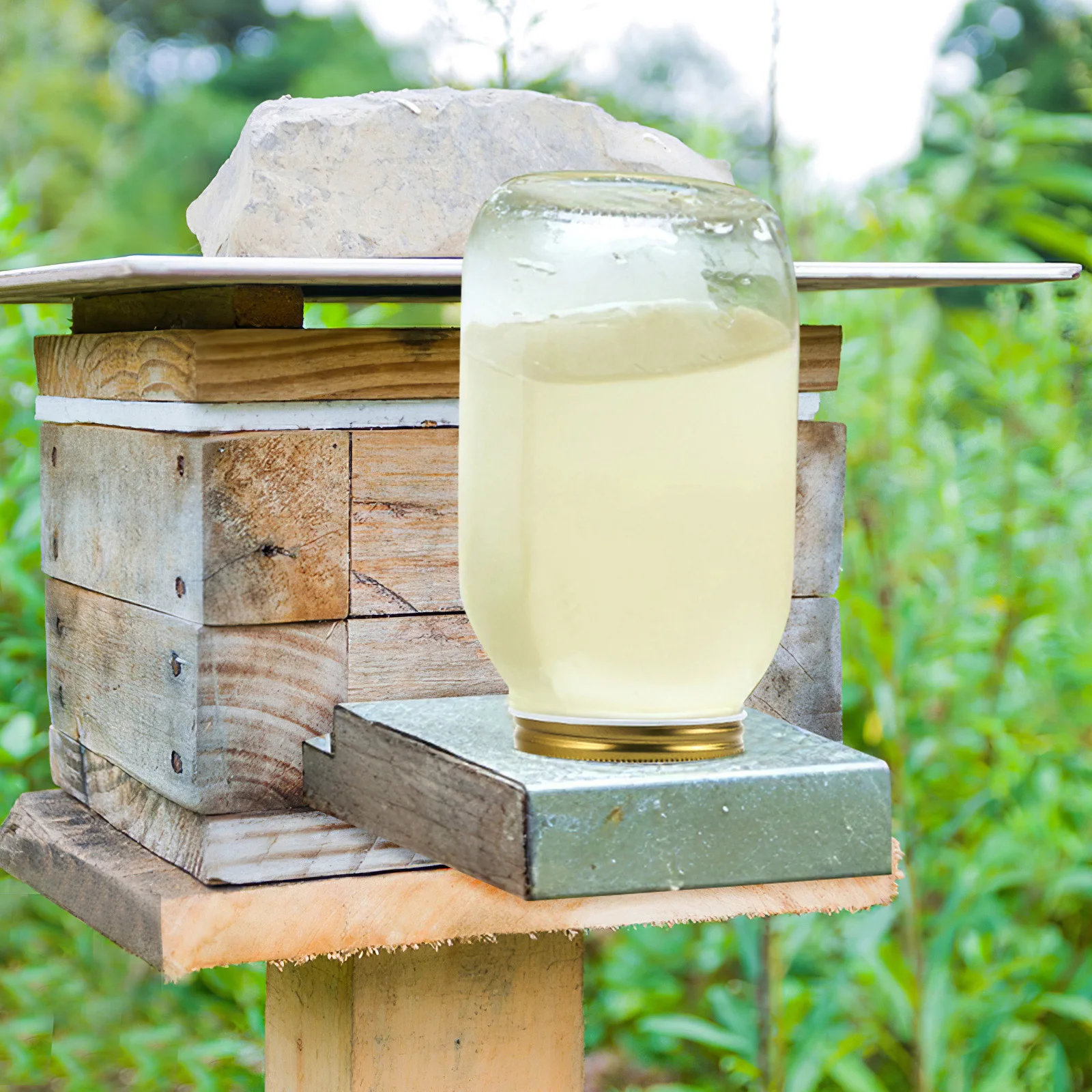 

5pcs Beehive Water Feeder Lids Bee Water Dispenser Cover Reusable Beekeeping Supplies Easy Installation Multi-Functional