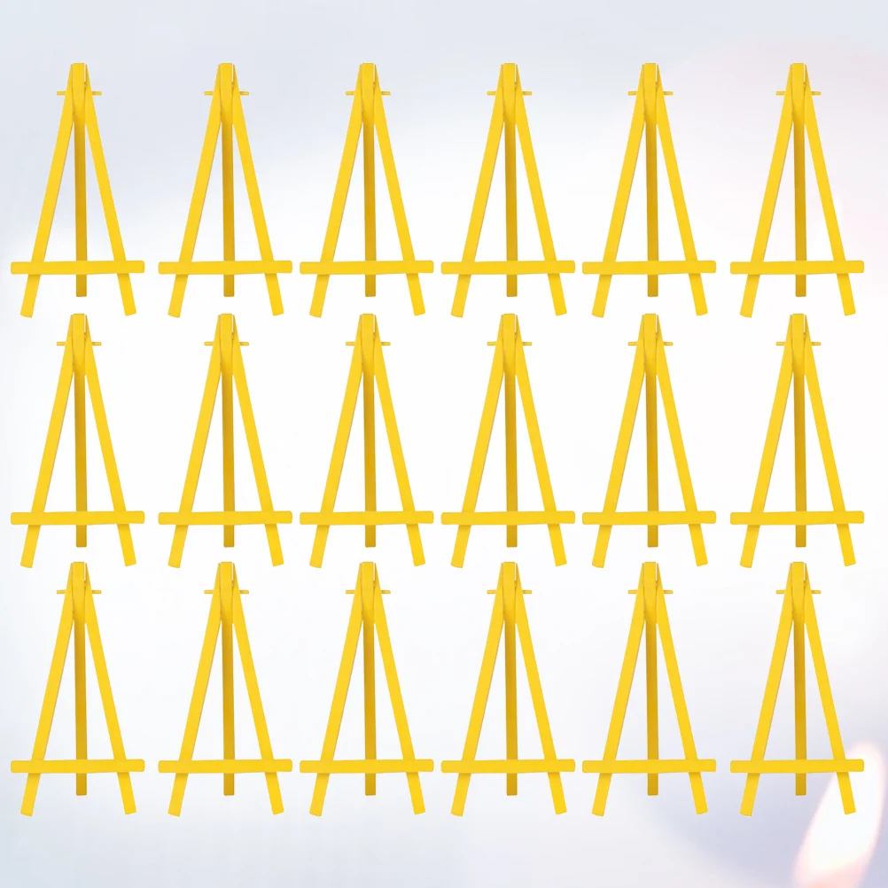 

30pcs Mini Plastic Easel Triangle Frame Tabletop Display Stand For Photo Painting Matted Artwork Framed Photographs Small Studio