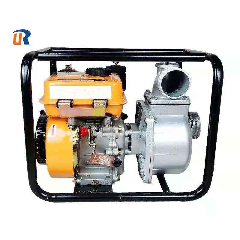UCARRY 4 Inch Stainless Steel Diesel Engine Water Pump 7.5HP Clear Sea Water Pump