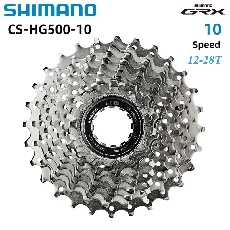 Shimano CS HG500 10 Speed Road Bicycle Cassette Sprocket For 10s 10v 12-28T 11-25/32T/34T 36T Freewheel Road Bike Accessories