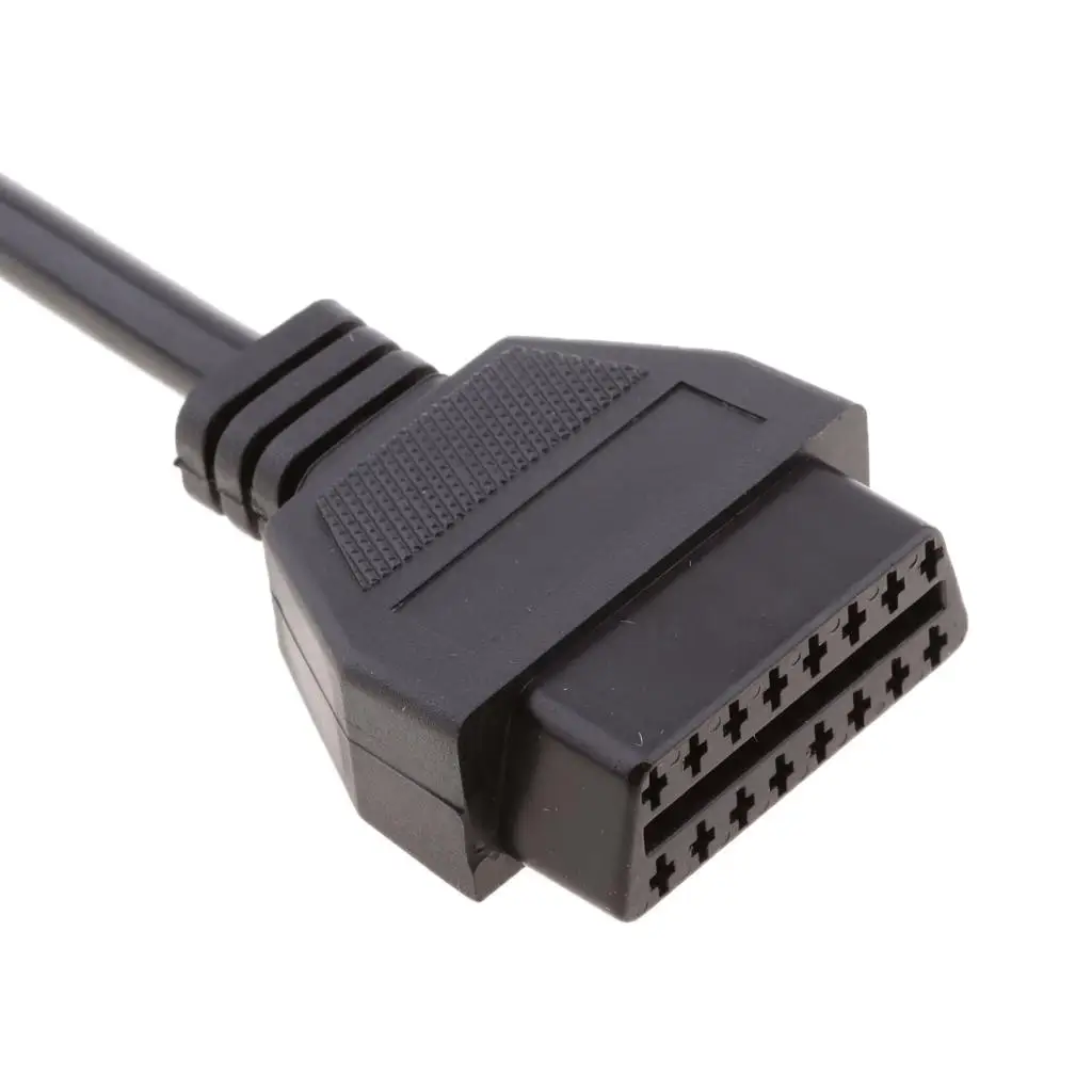 

Obd Extension Cable Plastic Obd 1 to Obd 2 Converter 22 Pin to 16 Pin Adapter for Automotive Diagnostic Line