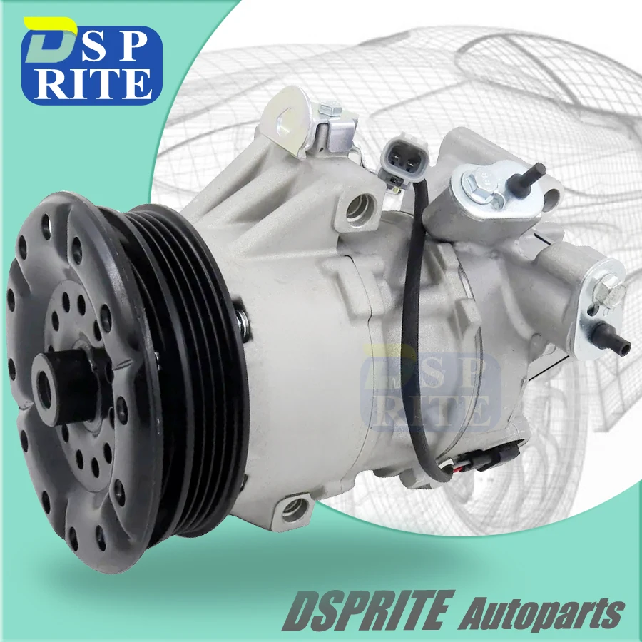 5SER09C AC Compressor For Toyota Yaris 05-10 Vitz Sienta 2003 Scion XA 88310-52551 8831052492 8831052491 447260-2034 88310-52421