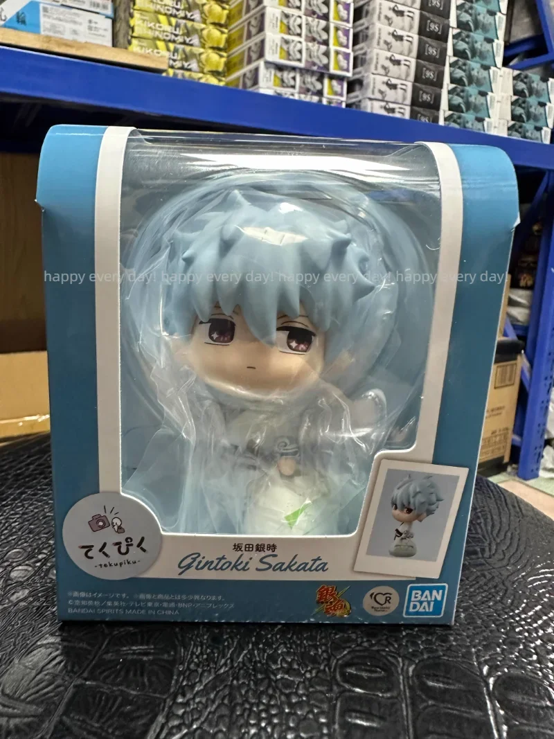 

In Stock Brand New Spot Bandai Genuine Gintama Gintoki Sakata Q Version Figure Ornament Decoration Collection Gift