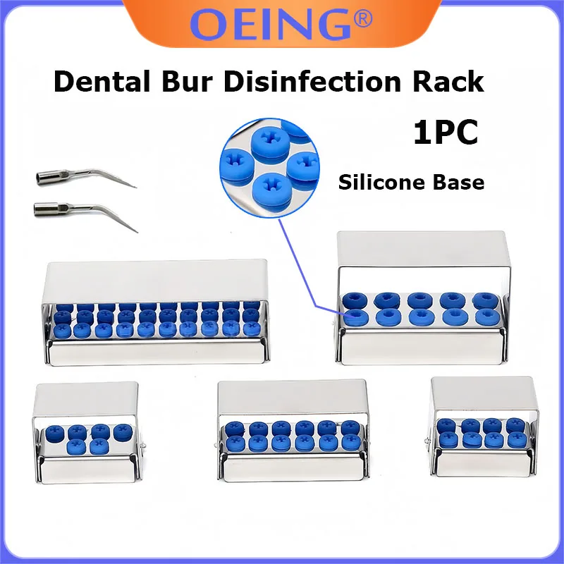 6/10/12/ 8/30 Holes Dental Bur Holder Sterilizer Endo File Disinfection Box Organizer 135℃ Autoclavable Sterilizable Lab Tools