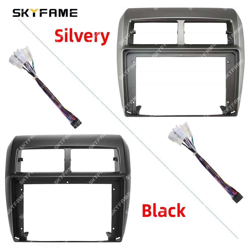 SKYFAME Car Frame Fascia Adapter Decoder Android Radio Dash Fitting Panel Kit For Toyota Wigo Daihatsu Agya Ayla