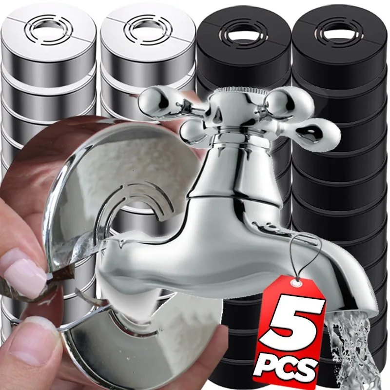 

Faucet Decorative Cover Shower Faucet Cover Plastic Water Pipe Connector Cover Adjustable Wall Angle Valve Panel for Kitchen Tap