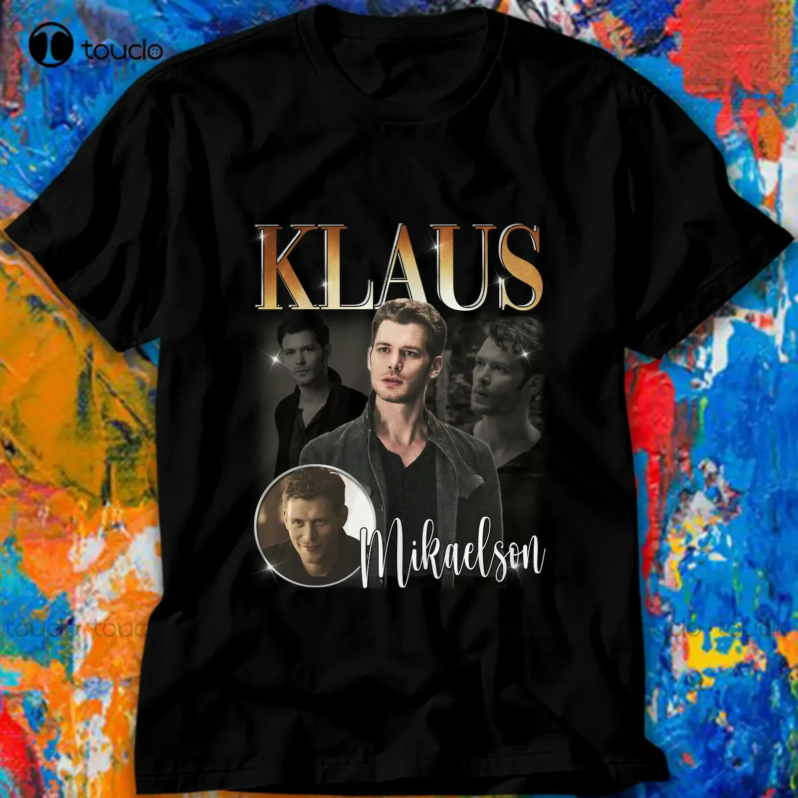 

Футболка Klaus Mikaelson, футболка, подарок на день рождения, идеи унисекс, мужские футболки, хлопковая дышащая хлопковая футболка Xs-5XL, уличная футболка унисекс