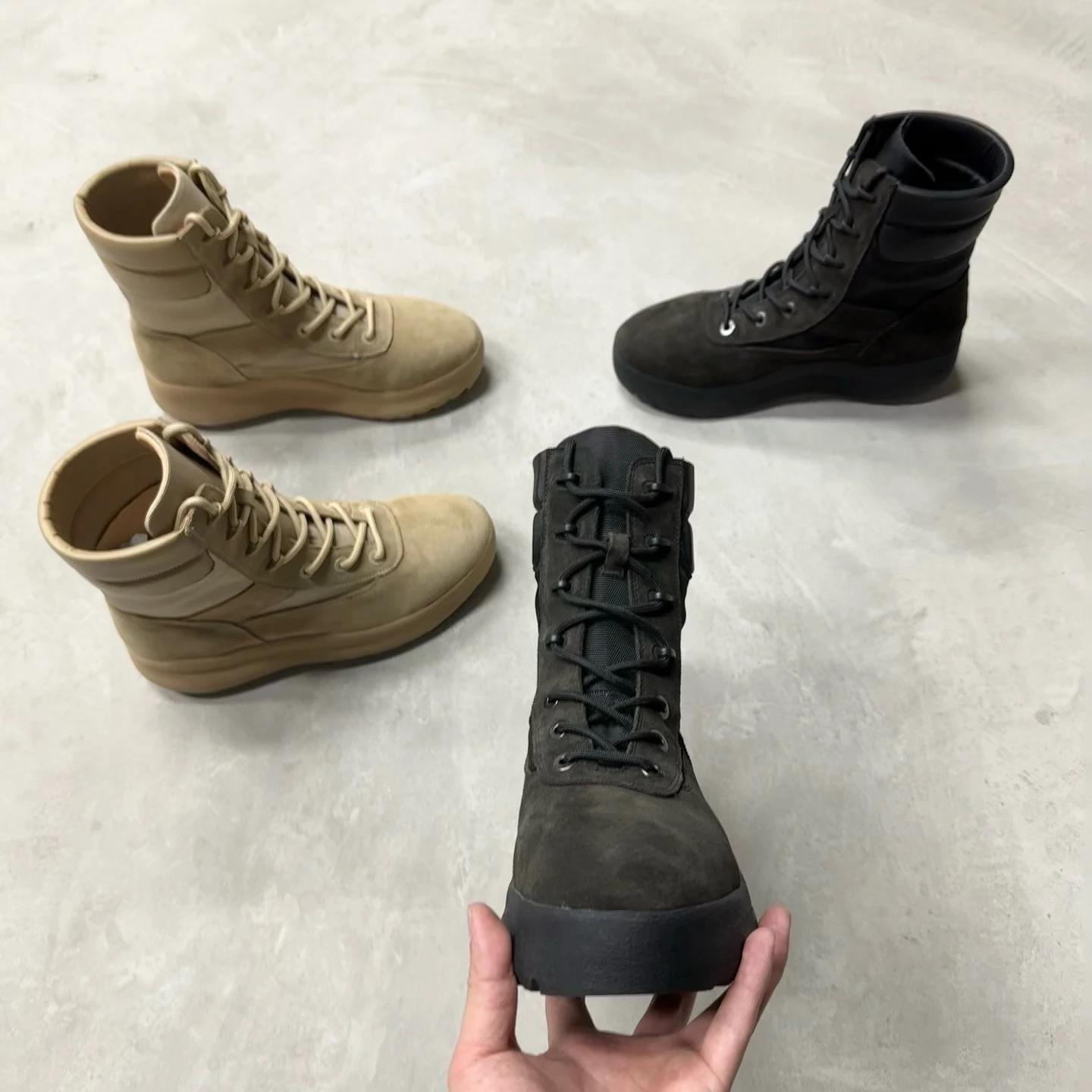 Stivali da nuova stagione High Street comodi e personalizzati personalizzati fatti a mano in pelle scamosciata di qualità