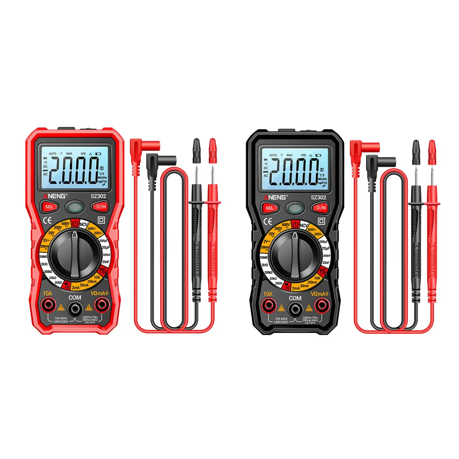 Professional multipurpose electrical tester for non-contact detection,