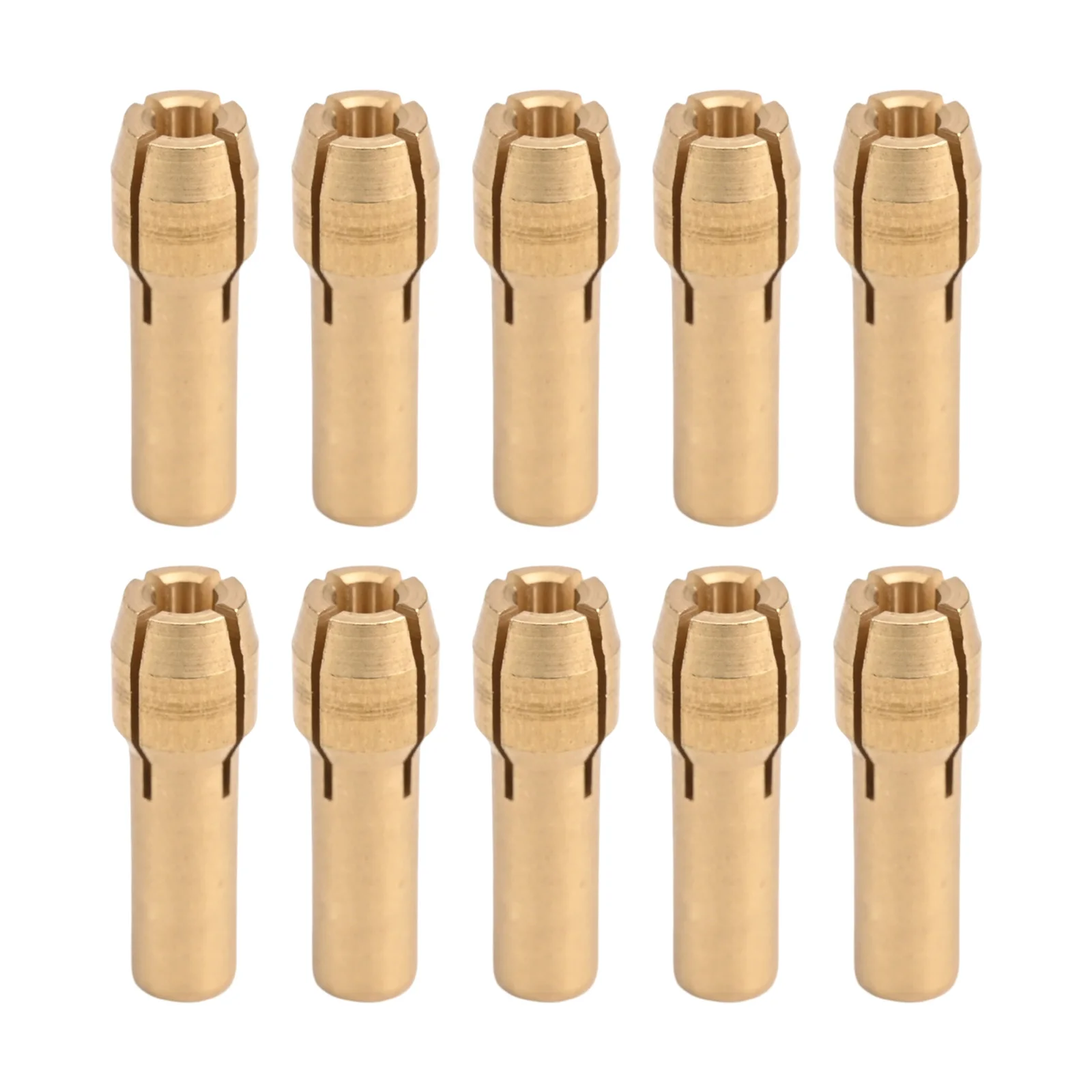 Mini Drill Brass Collet Chuck Adapter 10Pcs 4.2/4.8mm Shank Bit Clamping Nut for Electric Motor Rotary Tool Part