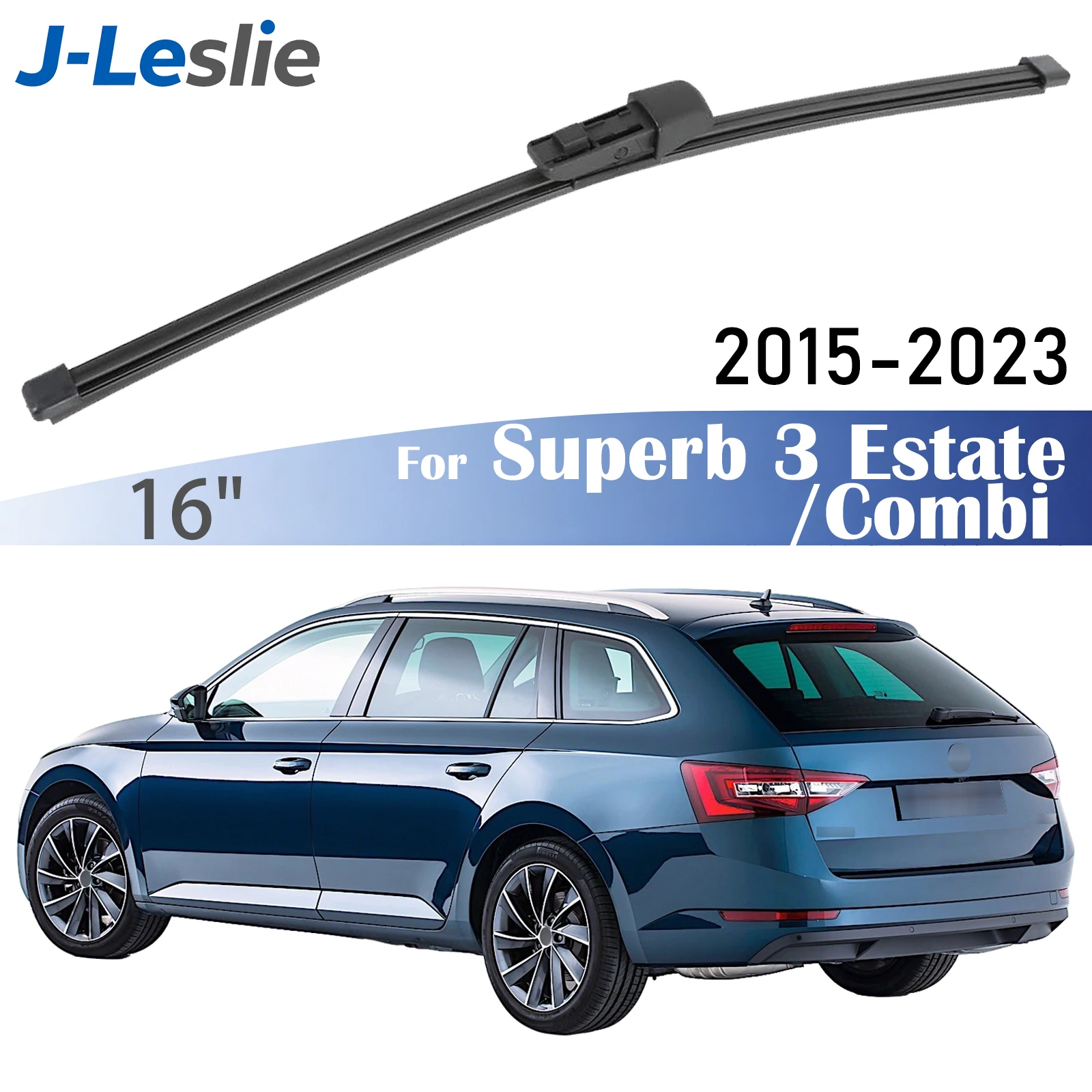 

16" Rear Wiper Blade For Skoda Superb 3 Estate Combi MK3 B8 3V 2015-2023 Windshield Windscreen Wipers Washer Window Rain Brushes