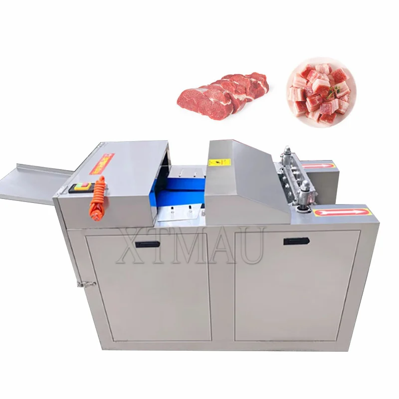 Meat Bone Cutting Machine Stainless Steel Frozen Beef Cube Chicken Meat Cutting Machine