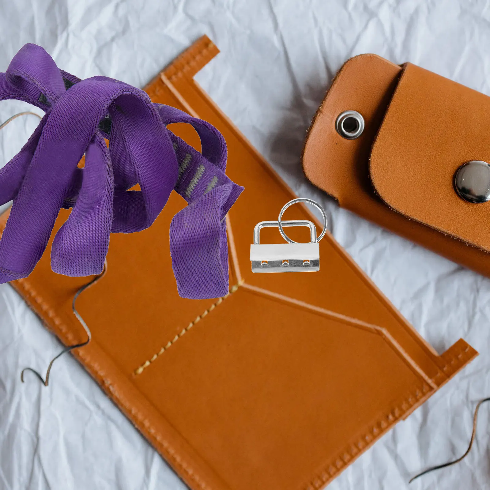 

10pcs Metal Tail Clip Keychain Fob Set For Diy Handbag Making Wristlet Key Lanyard Craft Jewelry Making Accessories