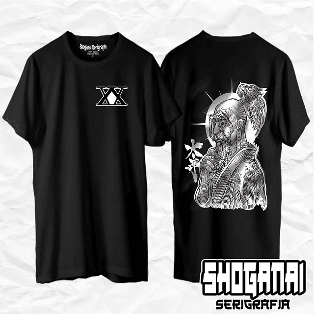 

Isaac Netero - Hunter X Hunter Unisex Anime T-Shirt 100% Cotton Manga Tee