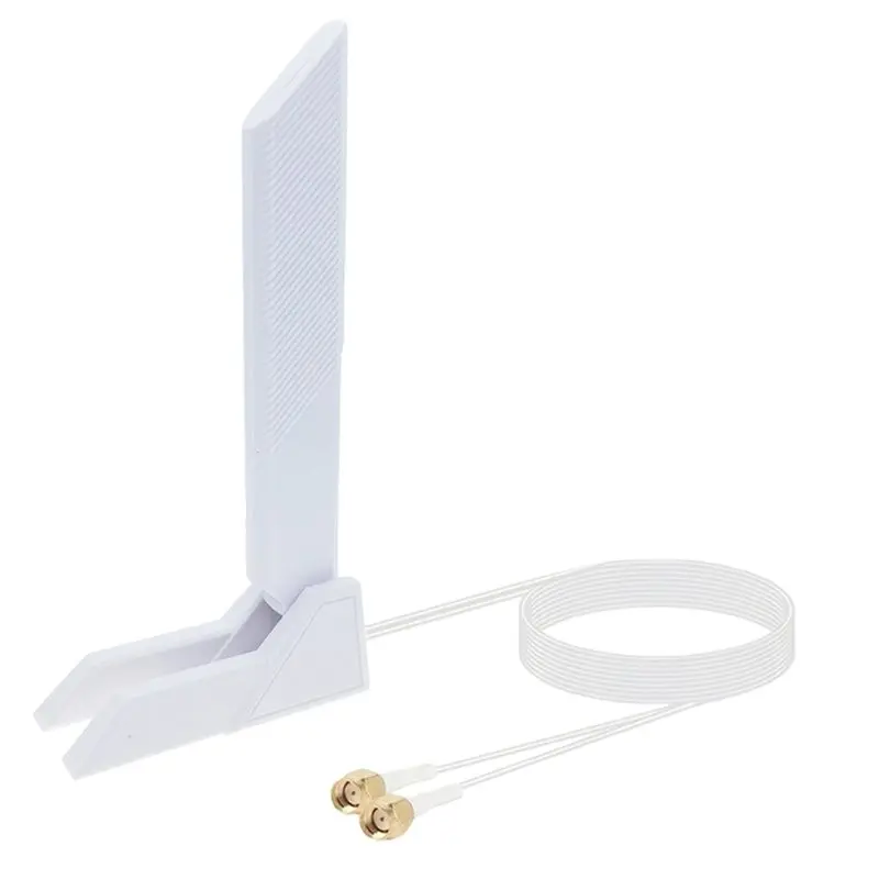 ABJG-Wifi6e Wifi6 For ASUS Wifi7 Antenna 2.4G/5G/6G 12DB For MSI/Asrock Gigabit PCI-E Wireless Network Card Magnetic Antenna 1.2