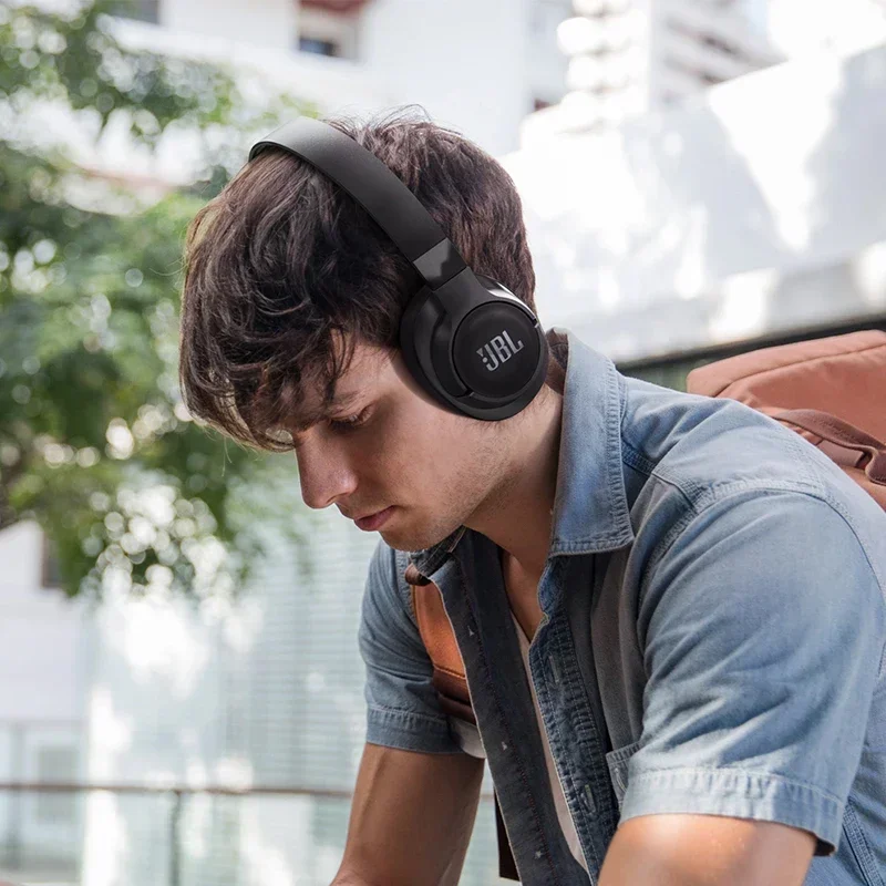 الأصلي JBL Tune 760NC سماعات لاسلكية نشط إلغاء الضوضاء سماعة الألعاب مع هيئة التصنيع العسكري JBLT760NC سماعات بلوتوث