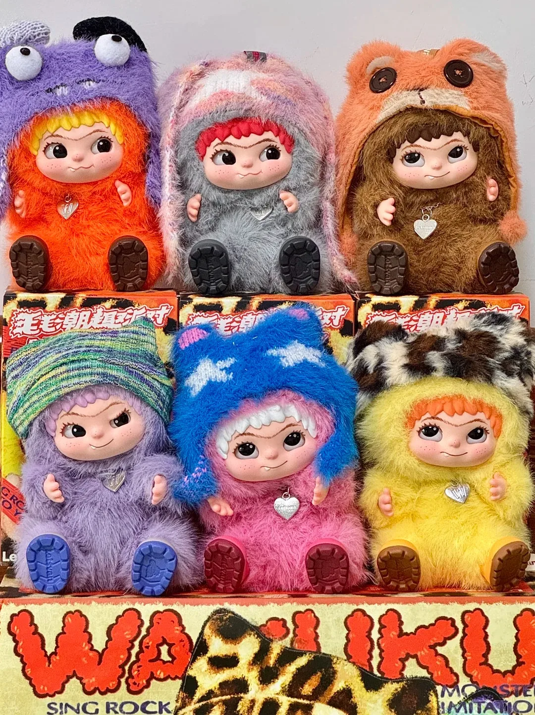 

Плюшевые игрушки WAKUKU — новая нечеткая настольная звезда для вечеринки, забавный сюрприз, распаковка, милый коллекционный подарок с мягкими животными