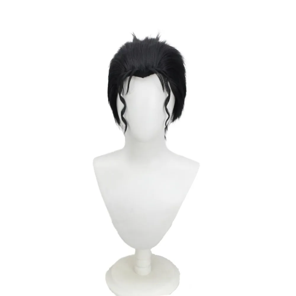 JoJo's Bizarre Adventure Stardust Crusaders Jotaro Kujo Zwart voorhaar cosplay pruik