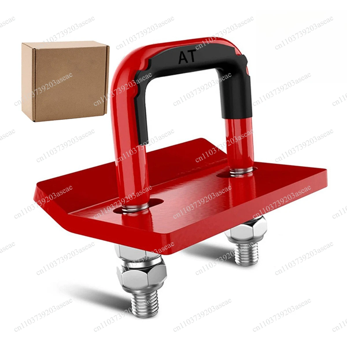 Off-road vehicle trailer arm anti-loosening retainer with sheath shock-proof to prevent loosening
