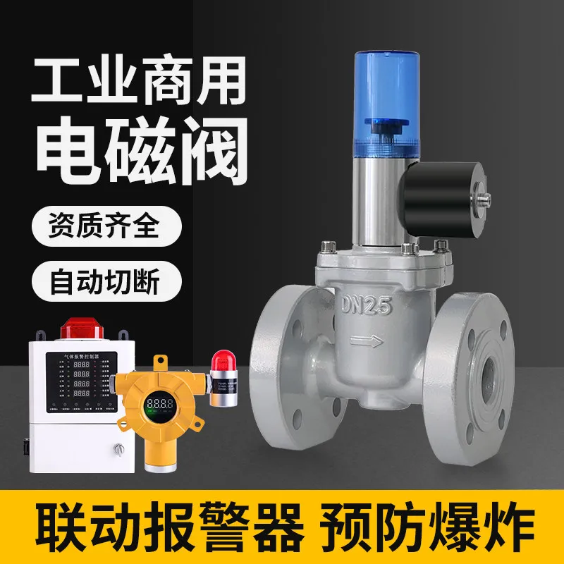 

Gas Emergency Shut-Off Solenoid Valve | Normally Closed/Open, Explosion-Proof, Thread/Flange for Natural Gas/LPG