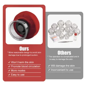 AIRE LUCHREUGE ELEKTRISCHE VAKUUM ZUT Therapie, Hautkratzermassage, drahtlose Guasha, Körperfettbrenner, intelligentes Schröpfen 11 Hauptverkaufsbluse Bluse - №6