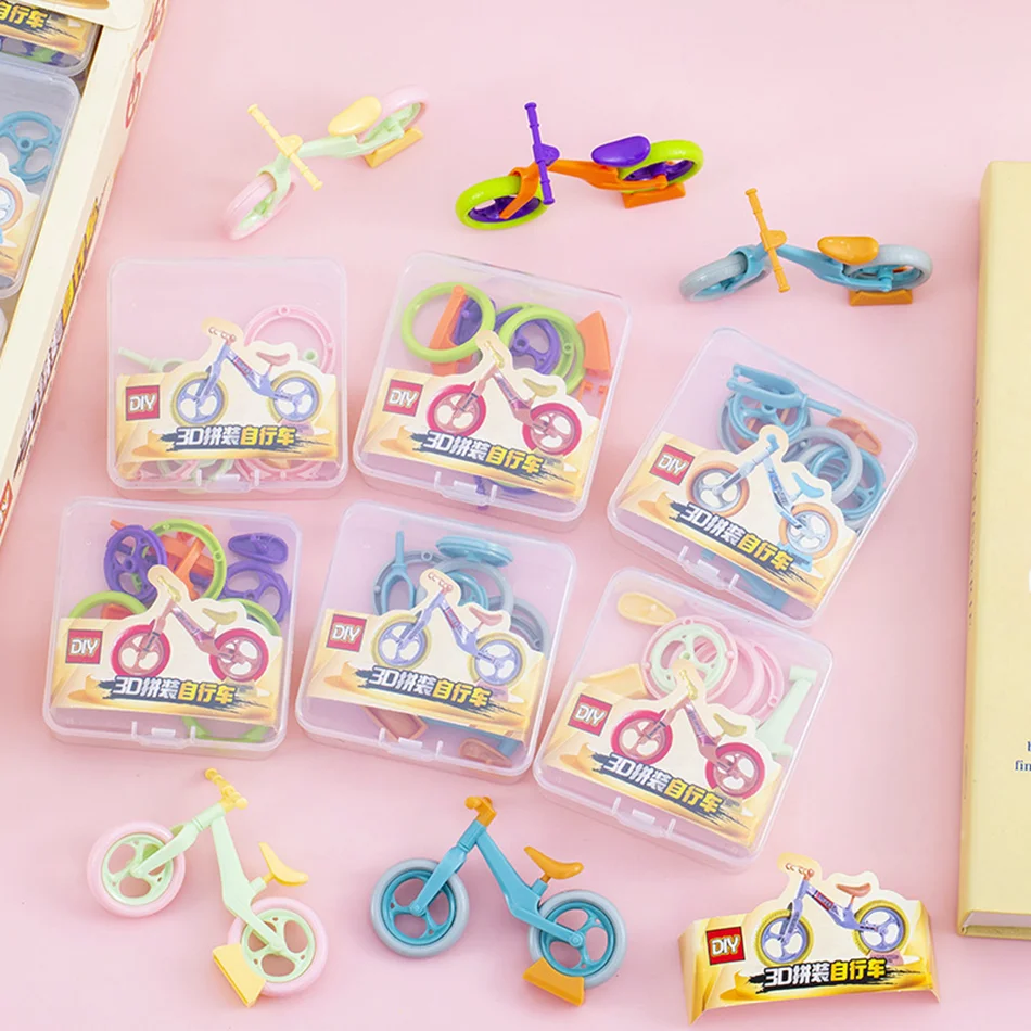 

3D Миниатюрный Горный Велосипед-Конструктор: Сборная Модель, Имитация Велосипеда, Коллекционная Игрушка, DIY, Креативный Сборный Велосипед, Забавные Игрушки для Мальчиков