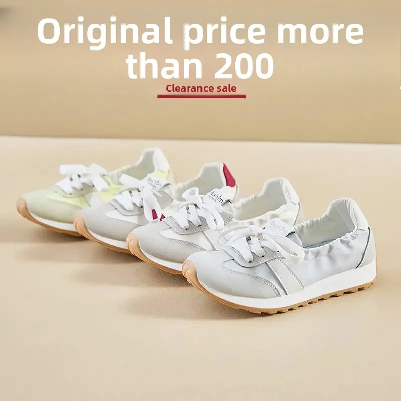 

Женские осенние кроссовки 2024: новые, легкие, мягкие, спортивные слипоны, модные белые кеды, подходят к юбкам, повседневные, удобные.