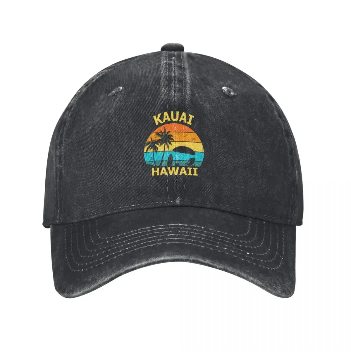 Kauai Hawaii Beach Surfer Vacation Souvenir holiday Baseball Cap Hat Beach Dropshipping Streetwear Luxury Man Hat Women's Men's