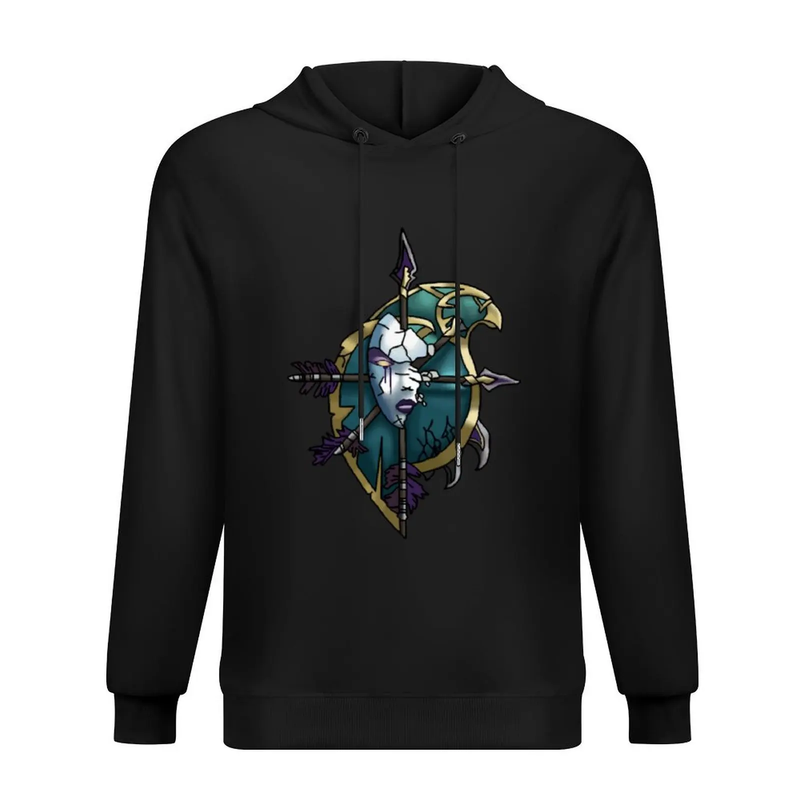 

Plain Undead Crest Drawing Hoodie anime clothes men's sweat-shirt set blouse korean clothes tracksuits