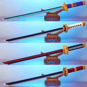 Pedang Samurai Blok Bangunan Pisau Ninja Katana Anime Jepang Kupu-kupu Nichirin Pisau Batu Bata Mainan Anak-anak untuk Orang Dewasa 8 penjualan terbaik lego ninjago moro - №