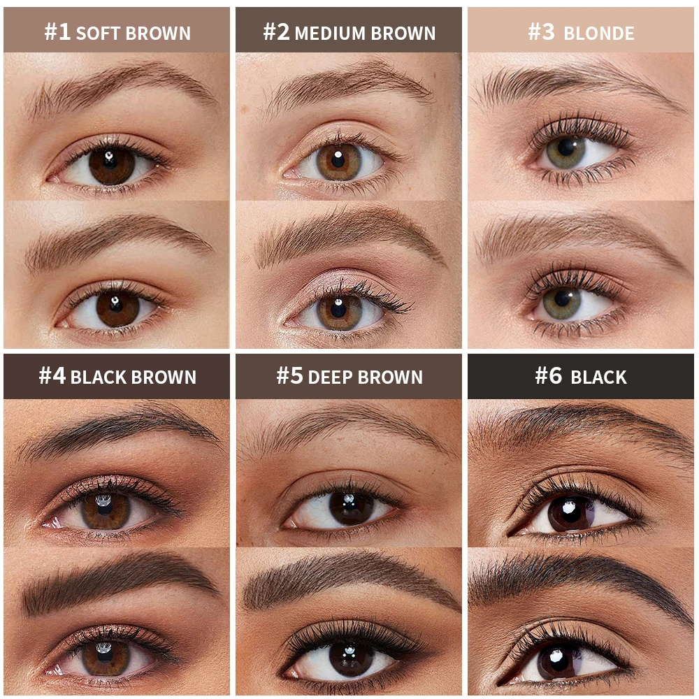 Brow Mousse Super Fluffy High Color Rendering Fill In The Sparse And Vacant Parts of The Eyebrows Smooth Super Fluff Thick Brow