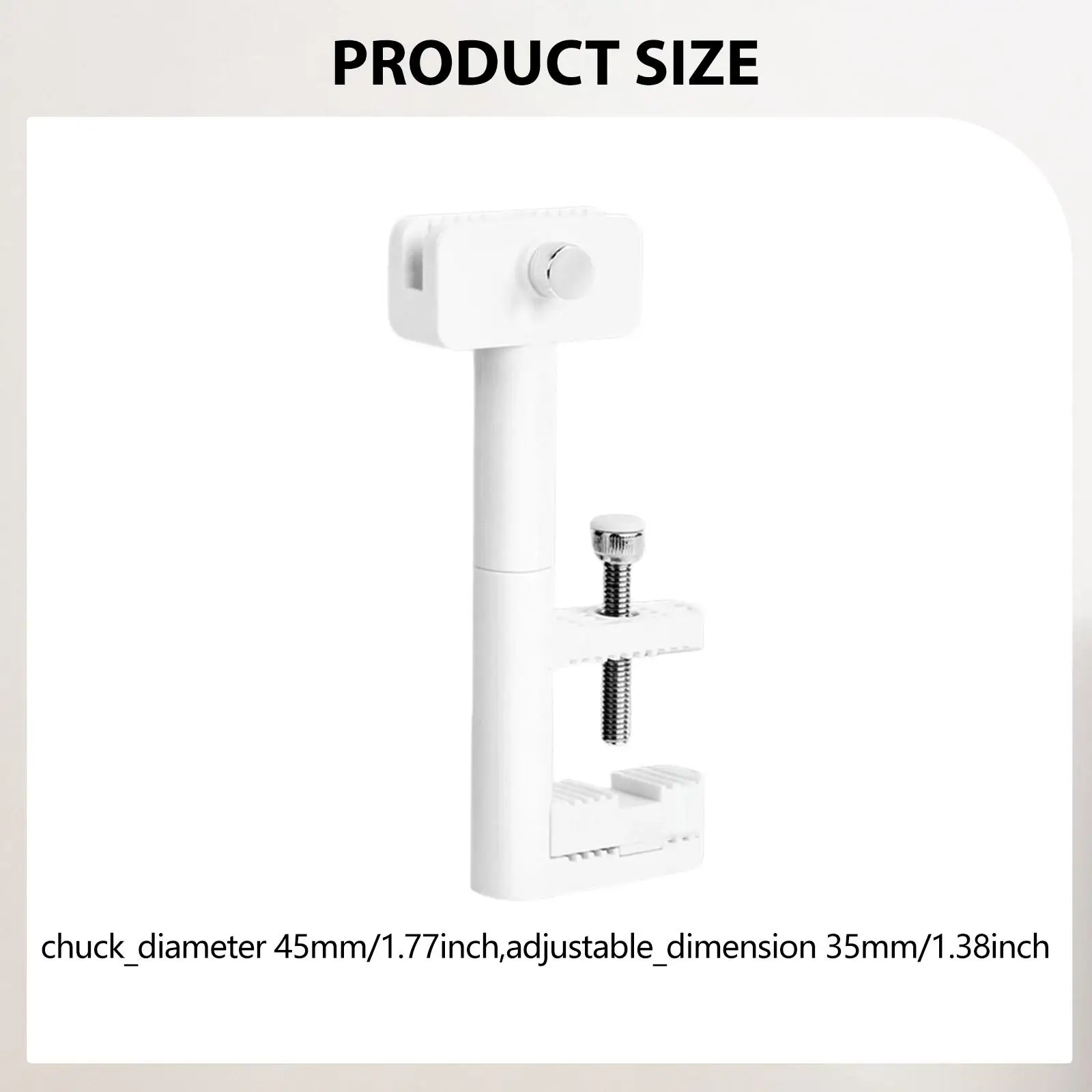 Sign Holder Clamp, Easy Installation, Rotatable Sturdy Sign Display Clip, Shop Clothing Rack Signs Holder for Business