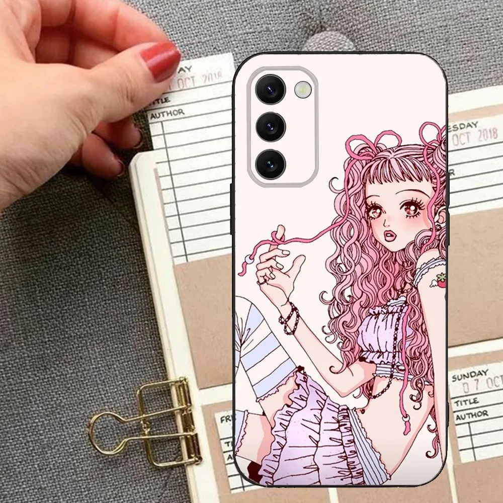 Anime P-Paradise Kiss Miwako Phone Case For Samsung Galaxy A13,A21s,A22,A31,A32,A52,A53,A71,A80,A91 Soft Black Cover