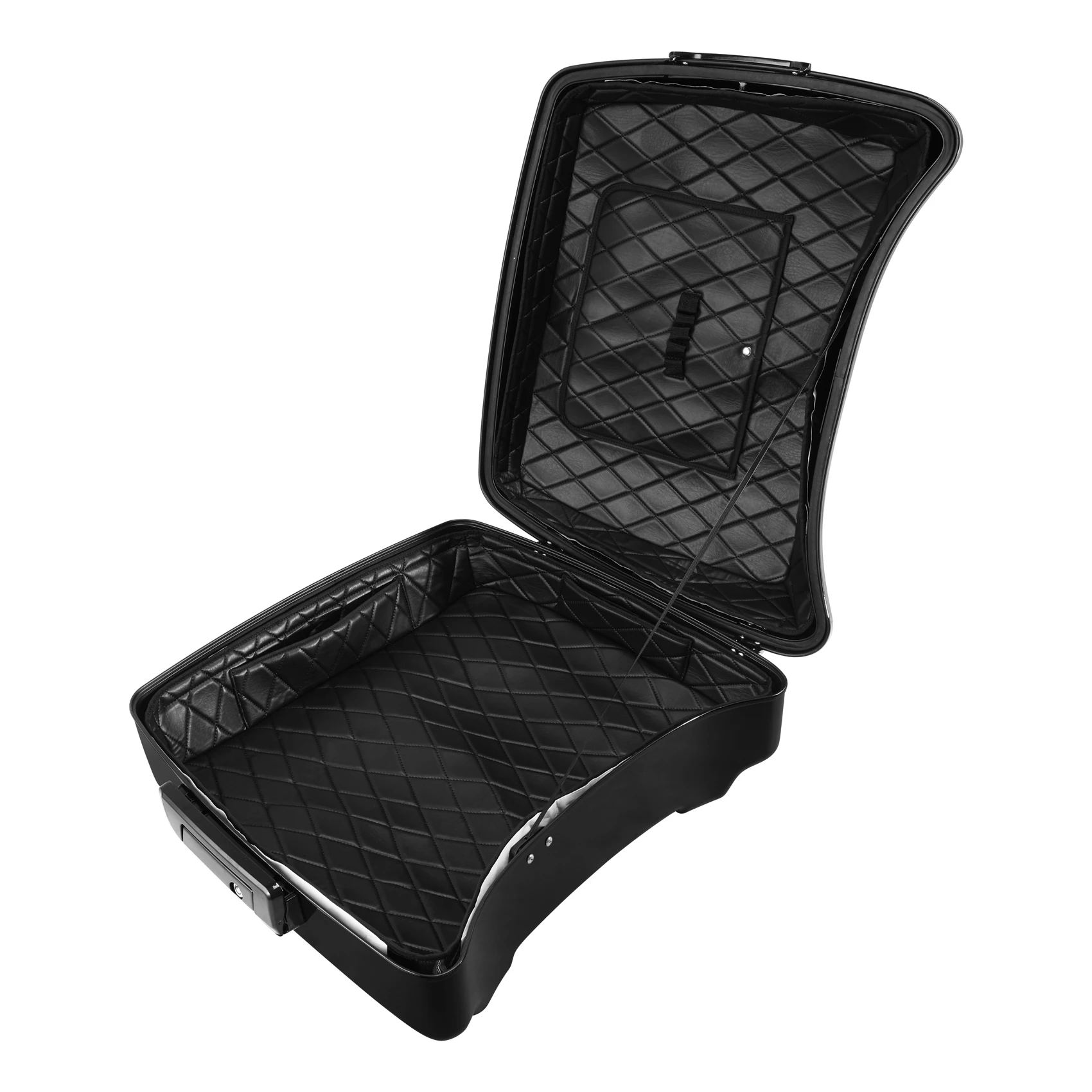 Black Chopped Trunk Carpet Liner For Harley Touring Street Glide Road Glide Electra Glide 2014-2024 2018