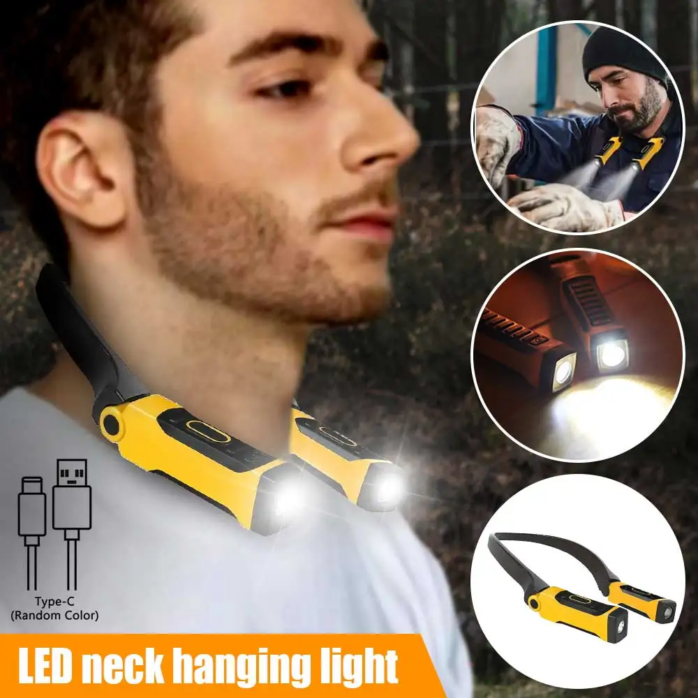 Led Neck Reading Light Book Light for Reading in Bed Long Lasting Portable USB Rechargeable Novelty Flexible Book Lighting