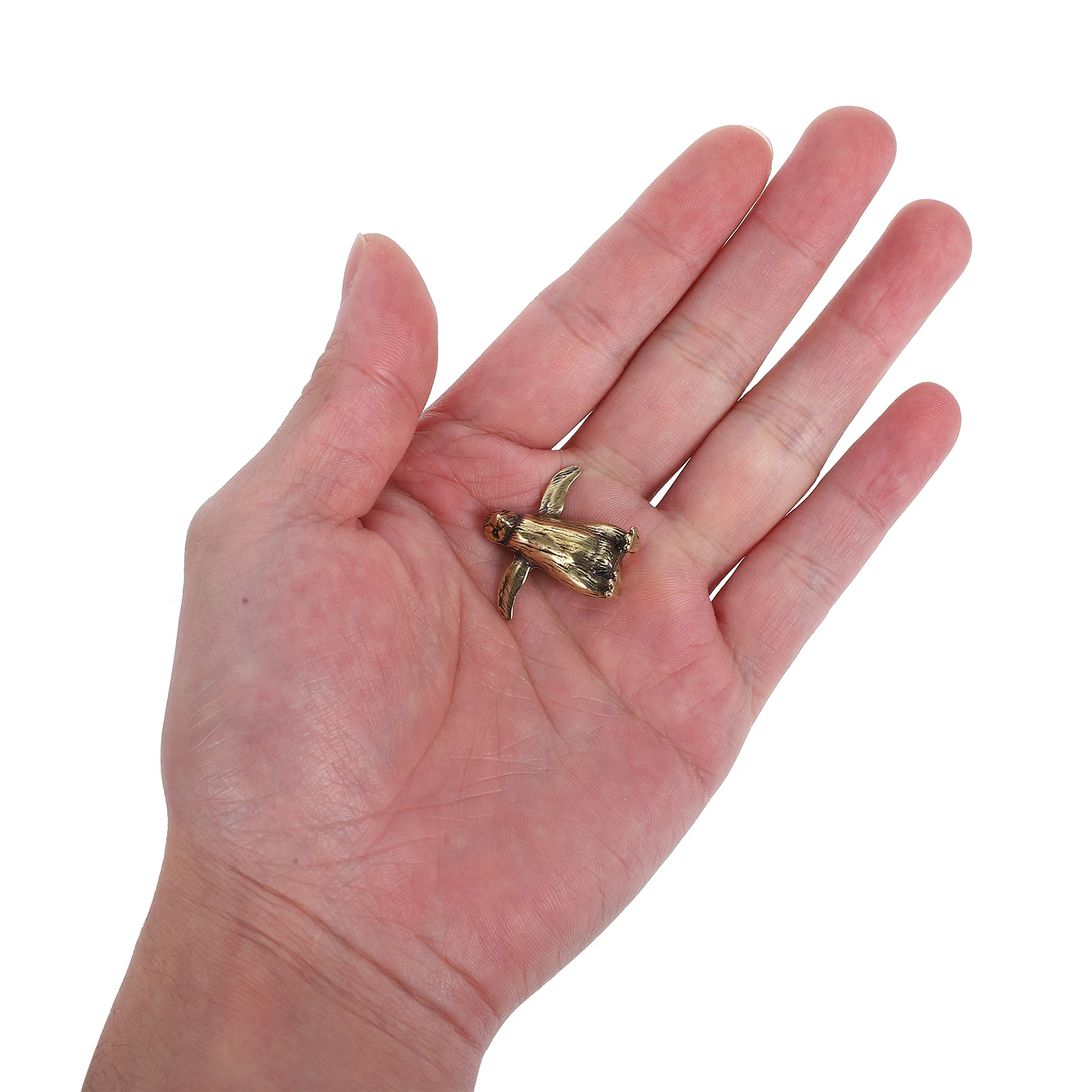 

Brass Penguin Statue Mini Copper Bird Figurine Retro Home Decor Desktop Ornament Gift Sculpture