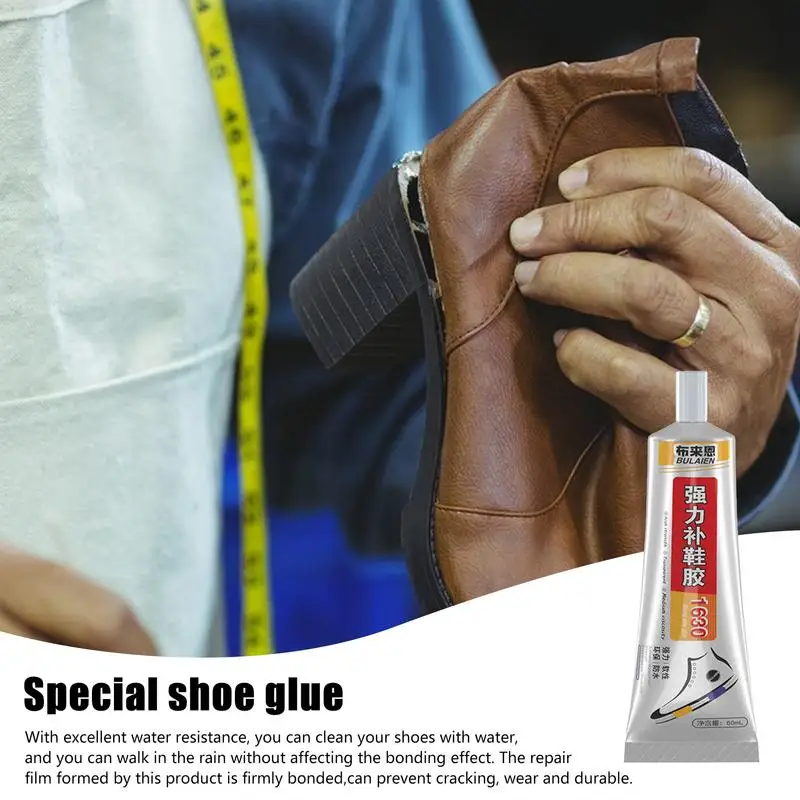 60ml Strong Shoe Glue Adhesive Worn Shoes Repairing Glue Sneakers Boot Sole Bond Adhesive Shoemaker Fix Mending Liquid Tool