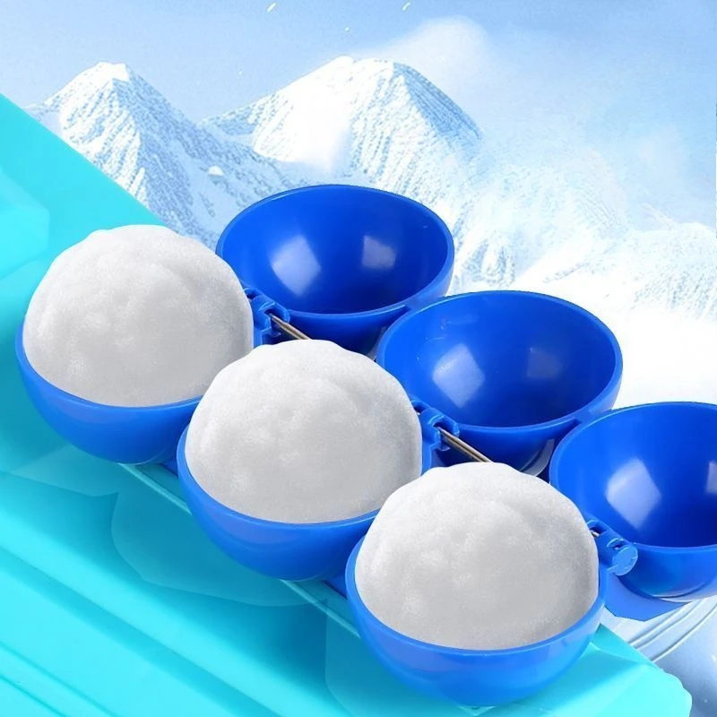 Pistola de bolas de nieve para niños, juguetes para jugar al aire libre en invierno, pistola de balas de nieve, clip de bola de nieve, artefacto de lucha de bolas de nieve