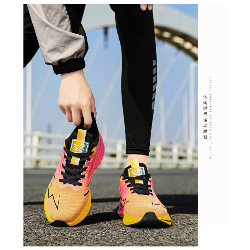 Męskie buty 2025, nowe sportowe buty na wiosnę i jesień, wytrzymałe i lekkie buty do biegania, oddychające dla nastolatków, dla uczniów szkół średnich.