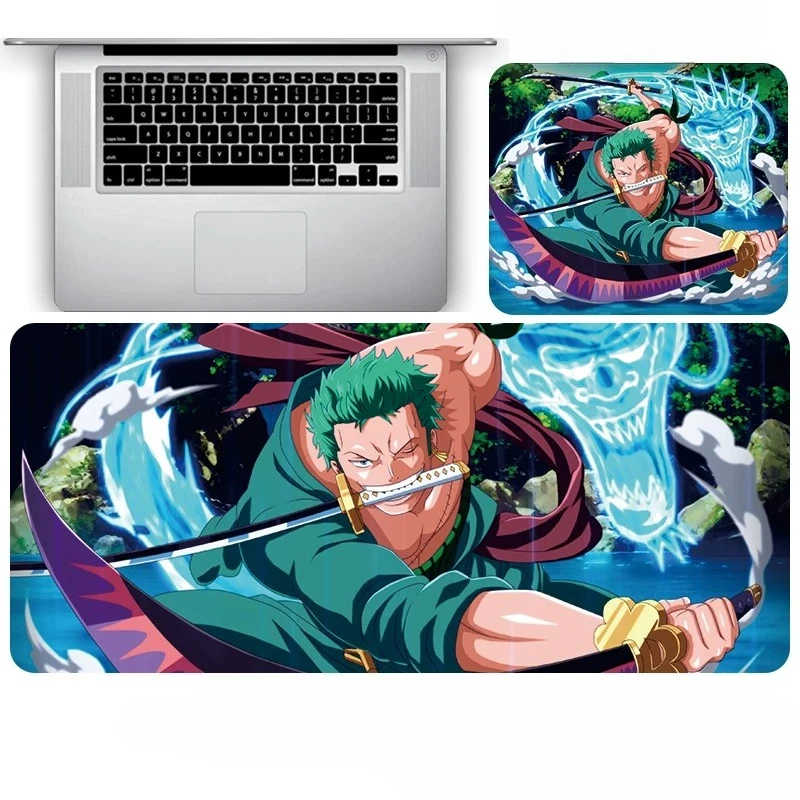 Multi-size ONE PIECE Leather Mouse Pad Oversized One Piece Zoro Luffy Animation Game Office Computer Desk Mat Two-dimensional