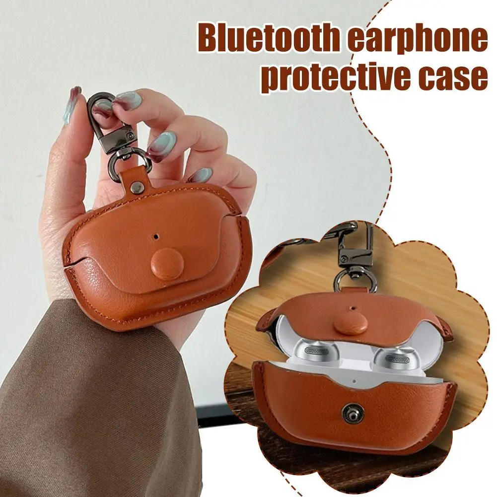 For Echnics EAH-AZ100 Headphone PU Cover Bluetooth Headphone Protective Cover For AZ80 Headphone Pu Cover