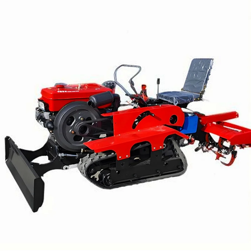 Сельскохозяйственная техника 25, 35, 40, 45 л.с., небольшой многоцелевой гусеничный фреза, мини-гусеничный трактор