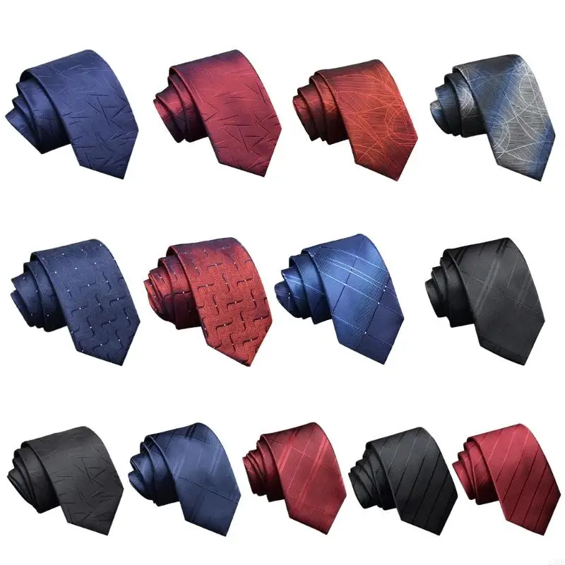 23GE Tie For Business Uniform Suit Accessory Neckwear Formal Suit Silk Necktie Graduates Necktie