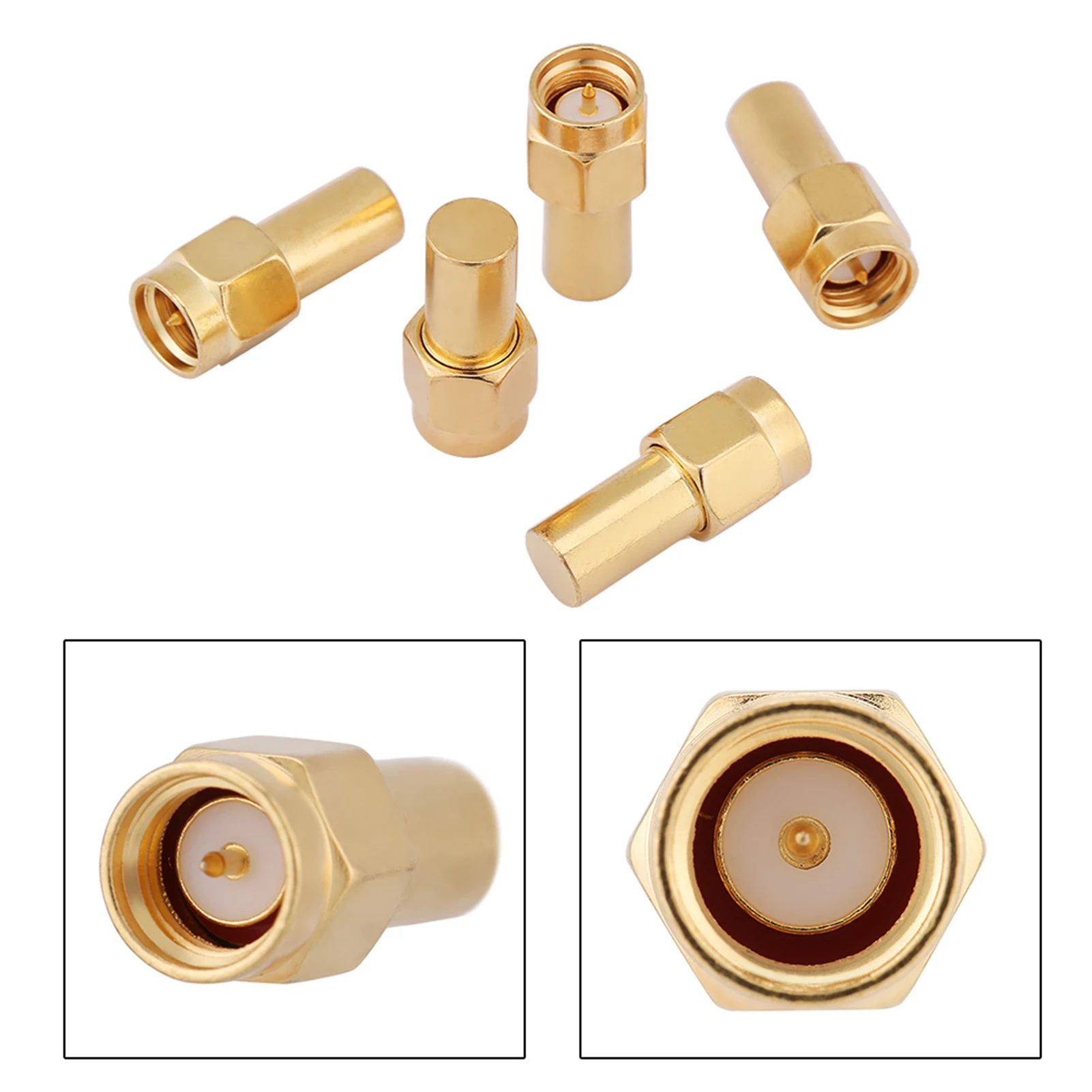 SMA Male Connector RF Coaxial Matched Terminator Termination Load 50 Ohm 2W SMA Terminator Coaxial Terminator